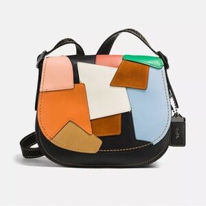 Coach 1941 Patchwork Saddle Bag 23